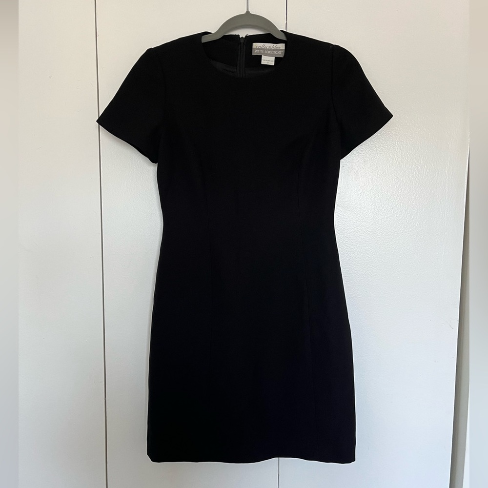 Black Knee Length Formal Dress ♠️
